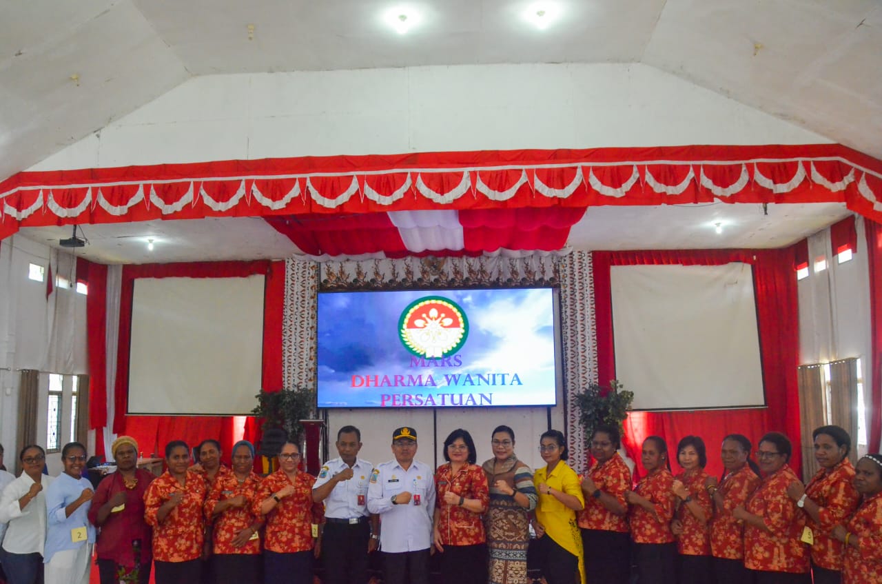 Menyongsong HUT Dharma Wanita Yang Ke-25 di Kabupaten Puncak